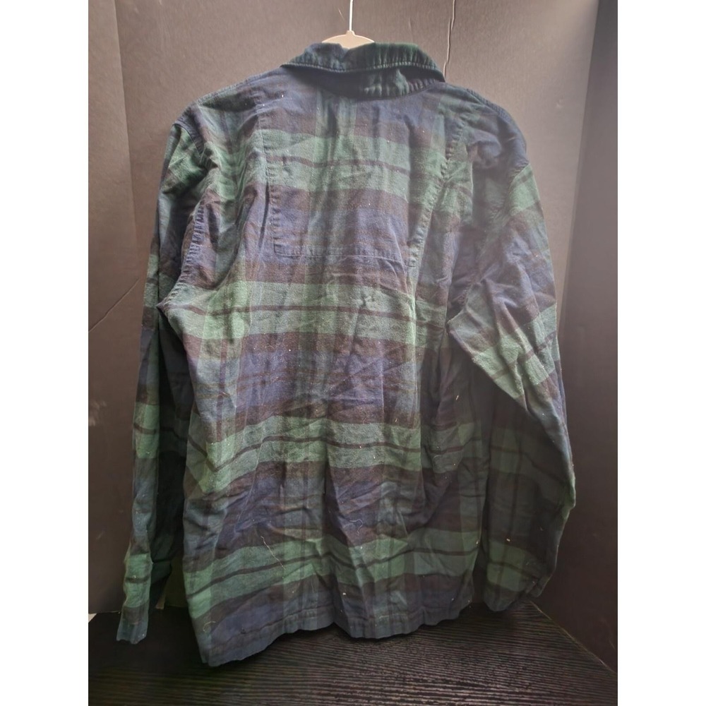 Polo Ralph Lauren Sleepwear‎ shirt Button down green blue plaid size M medium - Picture 3 of 8